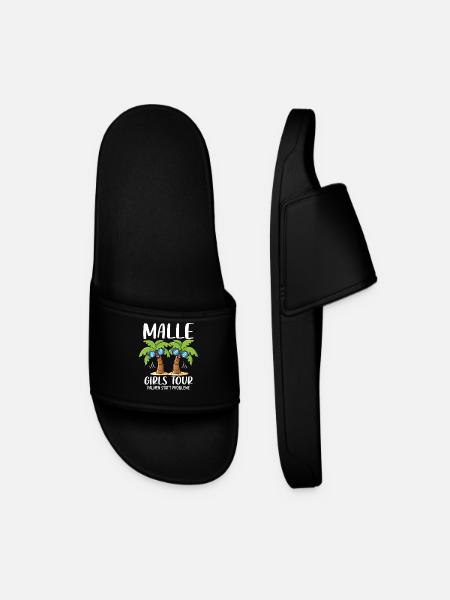 Malle Girls Tour - Men’s Pool Sliders - black