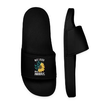 Anxiety disorder Anxiety disorder - Men’s Pool Sliders - black - Front