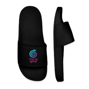 Trust the Spiral - Snake - Men’s Pool Sliders - black - Front
