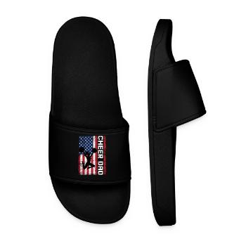 Cheer Dad - Men’s Pool Sliders - black - Front