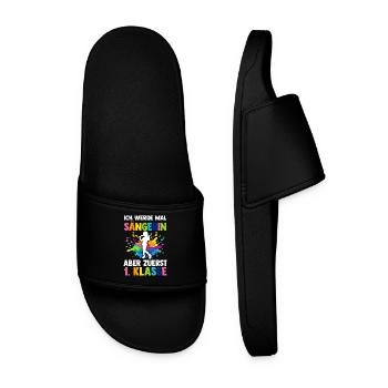 Singer Première Primaire Inscription Écolier - Claquettes Homme - noir - Devant