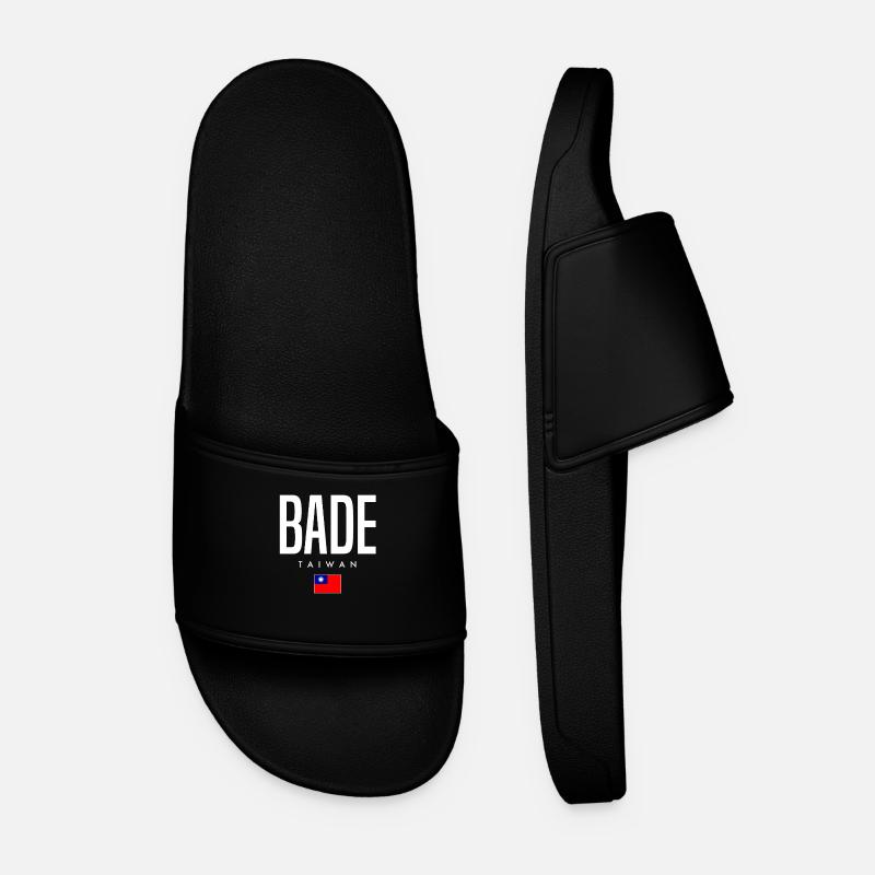 Bathing Taiwan - Men’s Pool Sliders - black