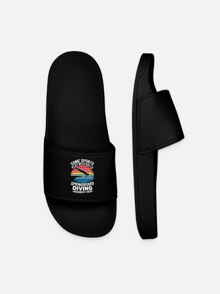 Diving diving board - Men’s Pool Sliders - black