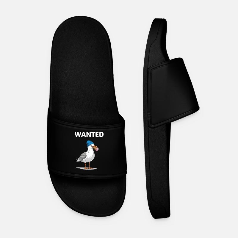 Gesucht Möwe Eiscreme Abenteuer - Claquettes Homme - noir