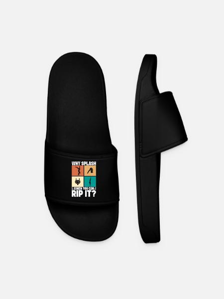 Diving diving board - Men’s Pool Sliders - black