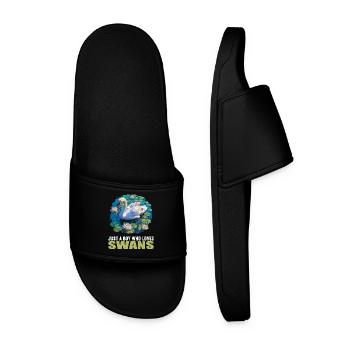 Swans Swan - Men’s Pool Sliders - black - Front