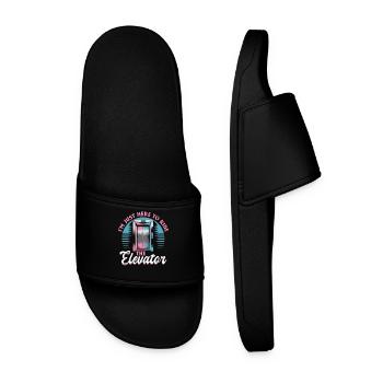 Elevator toddler & kids - Men’s Pool Sliders - black - Front