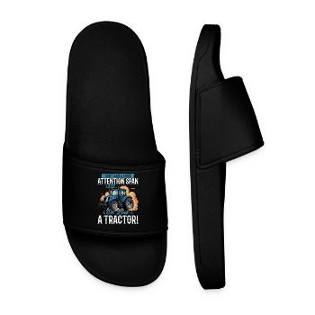 Tractor Kids Farm Lifestyle - Men’s Pool Sliders - black - Front