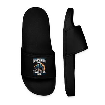 Tractor Kids Farm Lifestyle - Men’s Pool Sliders - black - Front