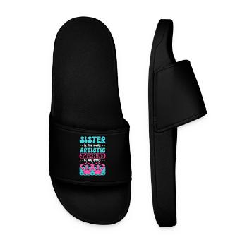 Natation synchronisée Natation artistique Sports nautiques - Claquettes Homme - noir - Devant