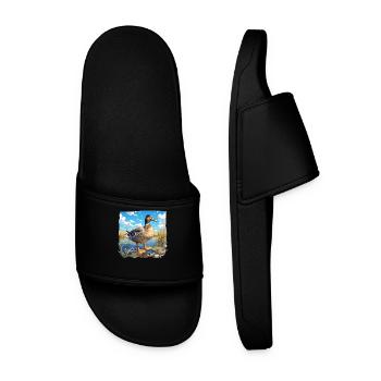 Ducks Duck - Men’s Pool Sliders - black - Front