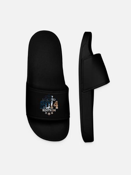 LIMITED EDITION 2014 12TH BIRTHDAY - Men’s Pool Sliders - black