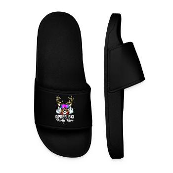Après Ski Party Team - Men’s Pool Sliders - black - Front