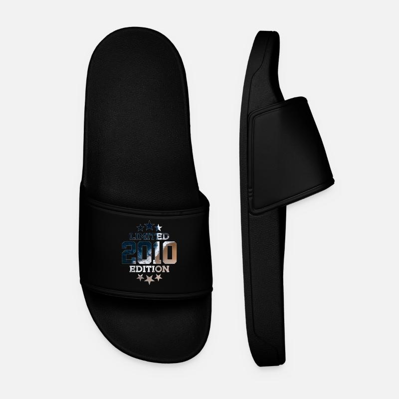 LIMITED EDITION 2010 16TH BIRTHDAY - Men’s Pool Sliders - black