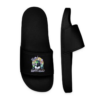 Birthday Gamer VR - Men’s Pool Sliders - black - Front