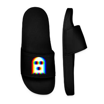 👻 RGB Ghost - Men’s Pool Sliders - black - Front
