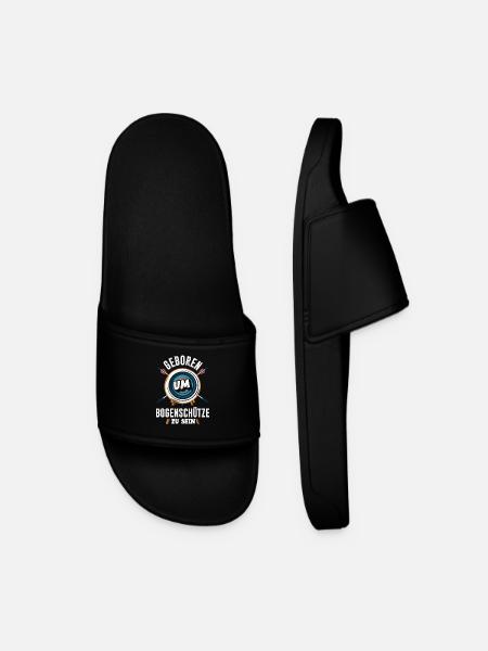 I go archery - Men’s Pool Sliders - black