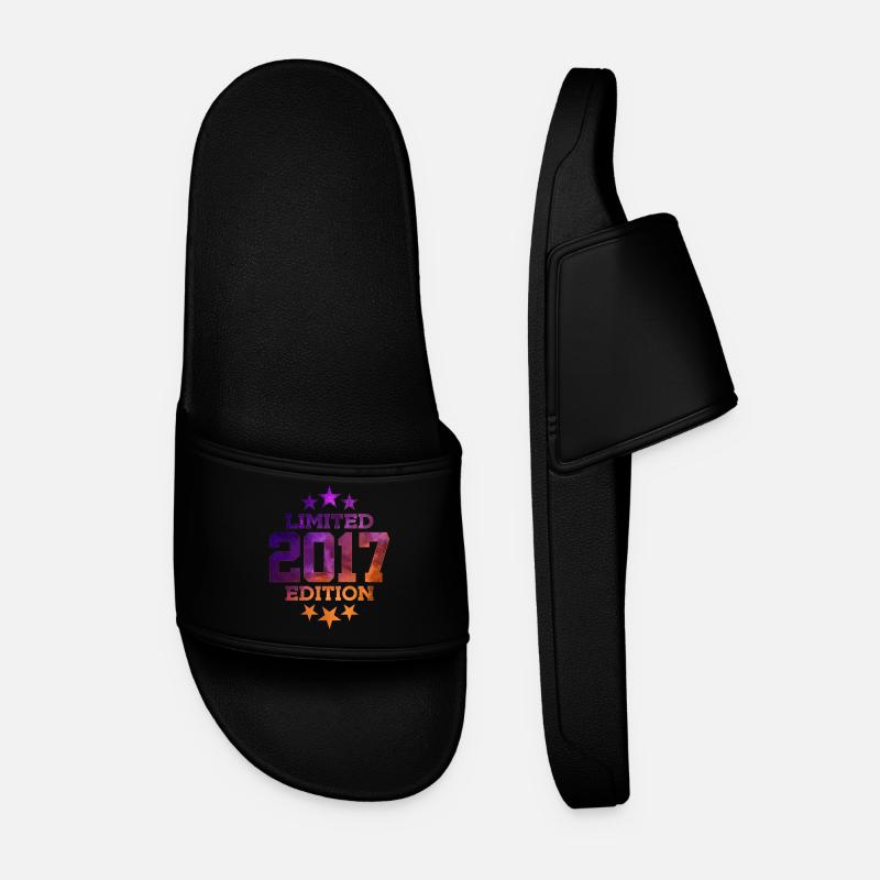 LIMITED EDITION 2017 9TH BIRTHDAY - Men’s Pool Sliders - black