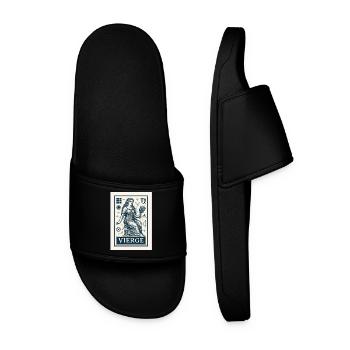 Signe astrologique de la Vierge - Astrologie - Claquettes Homme - noir - Devant