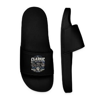 1966 Vintage Anniversaire Moto Cadeau - Claquettes Homme - noir - Devant