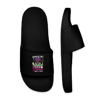 Official Schlager Party Crew - Men’s Pool Sliders - black - Front