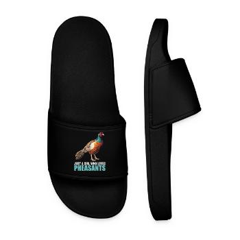 Pheasants Pheasant - Men’s Pool Sliders - black - Front