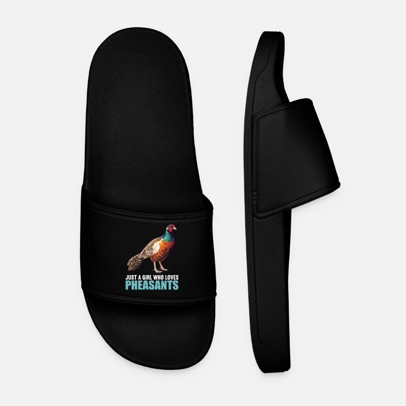 Pheasants Pheasant - Men’s Pool Sliders - black