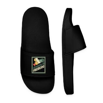 Born in Freiberg - Men’s Pool Sliders - black - Front
