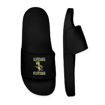 Jogging, Coureur Cadeau, Sport, Forme physique - Claquettes Homme - noir - Devant