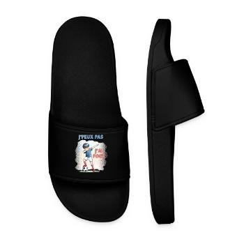 J'peux pas j'ai foot - Enfant - Claquettes Homme - noir - Devant