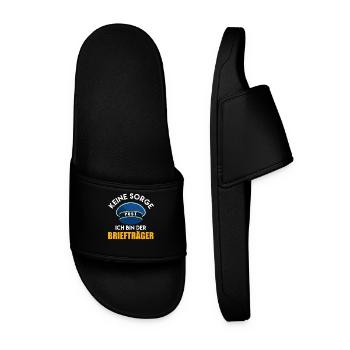 Postman DON'T WORRY, I'M THE POSTMAN - Men’s Pool Sliders - black - Front