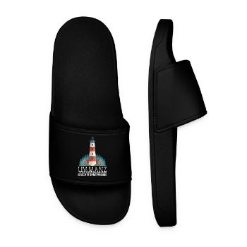 PHARE D’UMMANZ RÊVE Île d’Ummanz Drôle - Claquettes Homme - noir - Devant