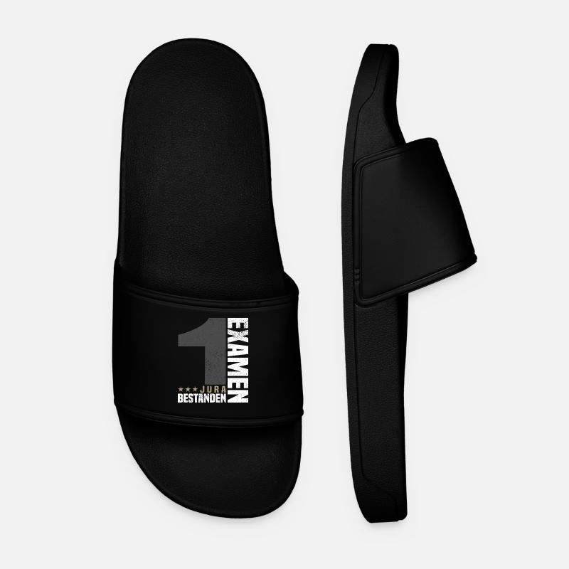 Congratulations 1st Exam Law - Men’s Pool Sliders - black