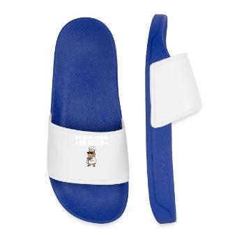 Grand-père cuisine tout simplement mieux - Capybara Koch - Claquettes Homme - bleu roi - Devant
