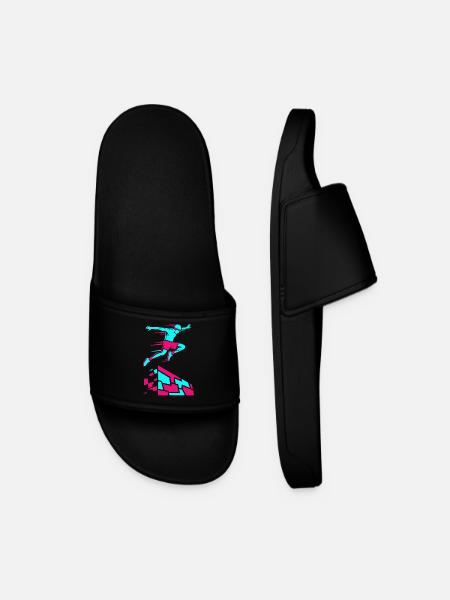 Parkour Freerunning - Männer Badelatschen - Schwarz
