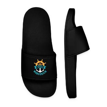 North Sea Holiday MOIN NORDDEICH Funny - Men’s Pool Sliders - black - Front