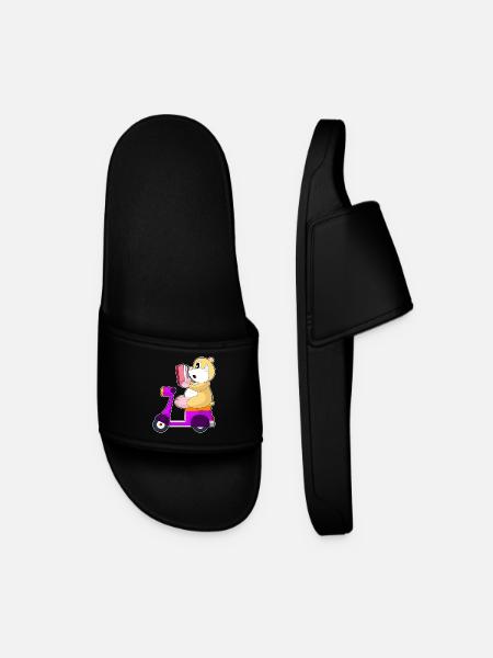 Hamster Scooter - Men’s Pool Sliders - black
