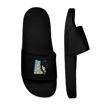 Contrôle du chat Non merci Liberté d’expression Censure - Claquettes Homme - noir - Devant