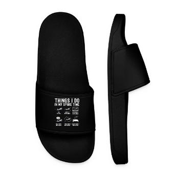 Pilote de vol d’avion Airplane Airline - Claquettes Homme - noir - Devant