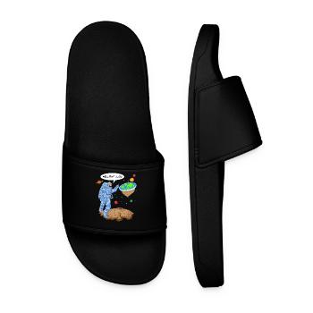 Chemise d’astronaute de la Terre plate - Claquettes Homme - noir - Devant