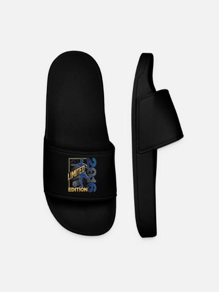 Édition limitée anniversaire du football 2016 - Claquettes Homme - noir
