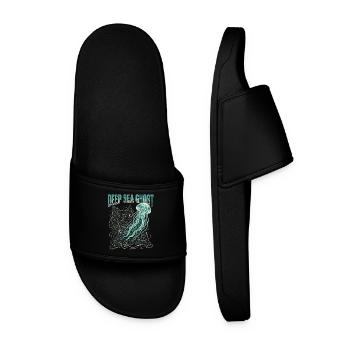 Deep Sea Ghost - Men’s Pool Sliders - black - Front
