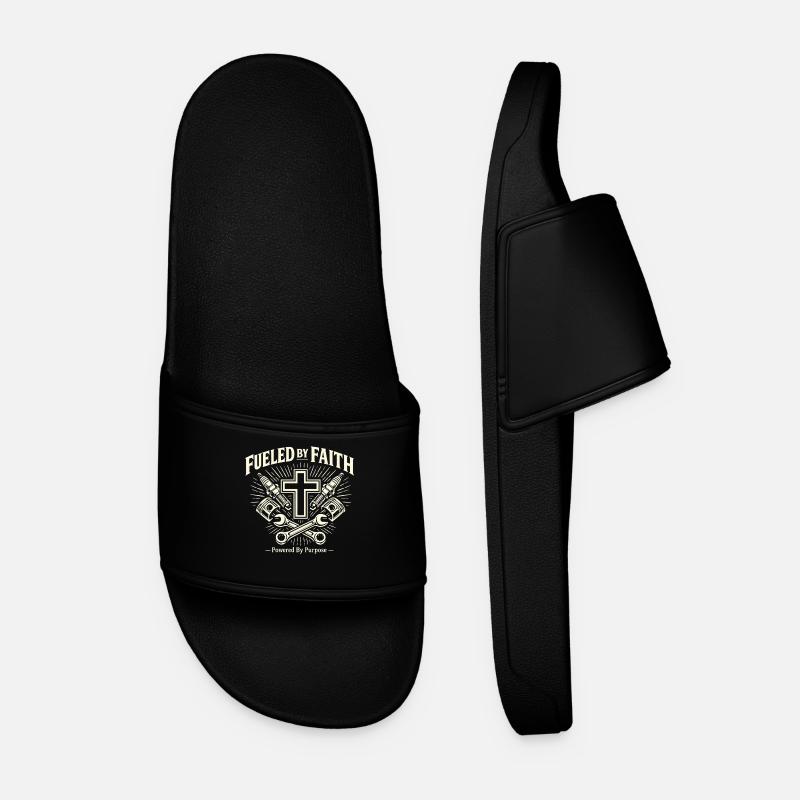 Faith Schrauber - Men’s Pool Sliders - black