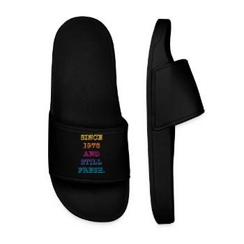 Vintage 1976 - Men’s Pool Sliders - black - Front