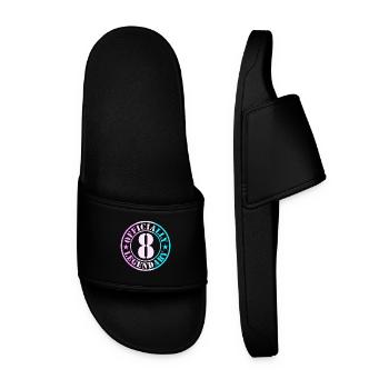 8e anniversaire Garçon Fille Légende Officielle 8 - Claquettes Homme - noir - Devant