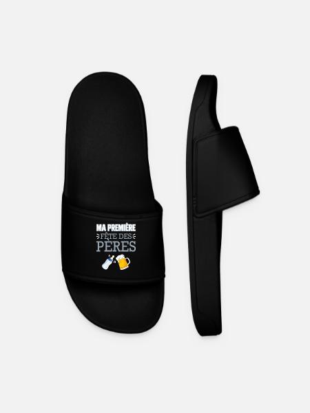 Ma Première Fête des Pères - Claquettes Homme - noir