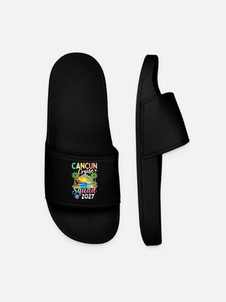 Cancun Cruise Squad 2027 - Men’s Pool Sliders - black