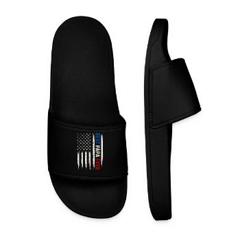 Meilleur Papa Père Famille Grand-père Grand-père - Claquettes Homme - noir - Devant