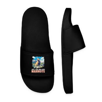 Marmots Groundhog - Men’s Pool Sliders - black - Front