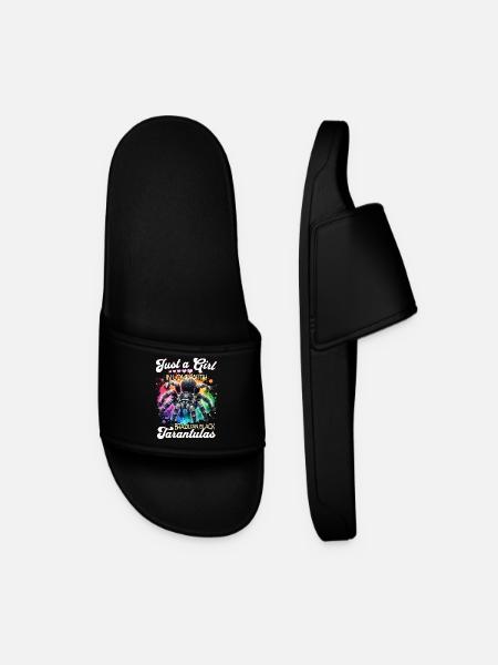 Fille Tarentule Noire - Claquettes Homme - noir